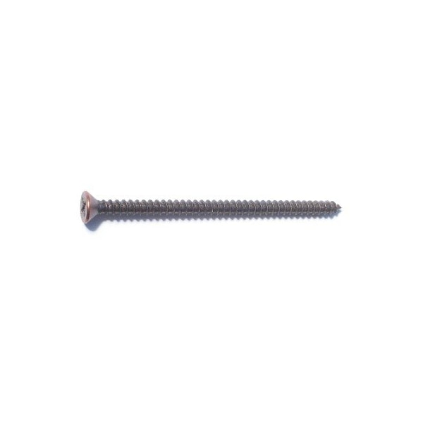 Midwest Fastener Wood Screw, #9, 3 in, Venetian Bronze Steel Flat Head Phillips Drive, 8 PK 79297 - main